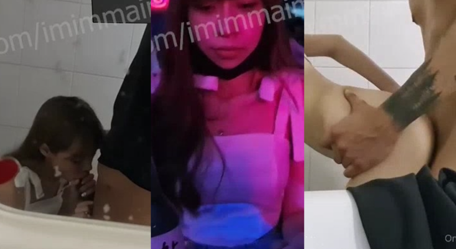 คลิปโป๊ไทยimimmaim Onlyfanตั้งกล้องเล่นเสียวกับแฟนหนุ่มในห้องน้ำดูดลำควยให้จนเสียวแล้วยืนเย็ดกันจนน้ำแตก